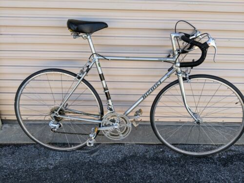 VTG Nishiki International 54cm Silver Road Bike 10 Speed w Leather Saddle *READ - Fresh Stock Dated February 2026
