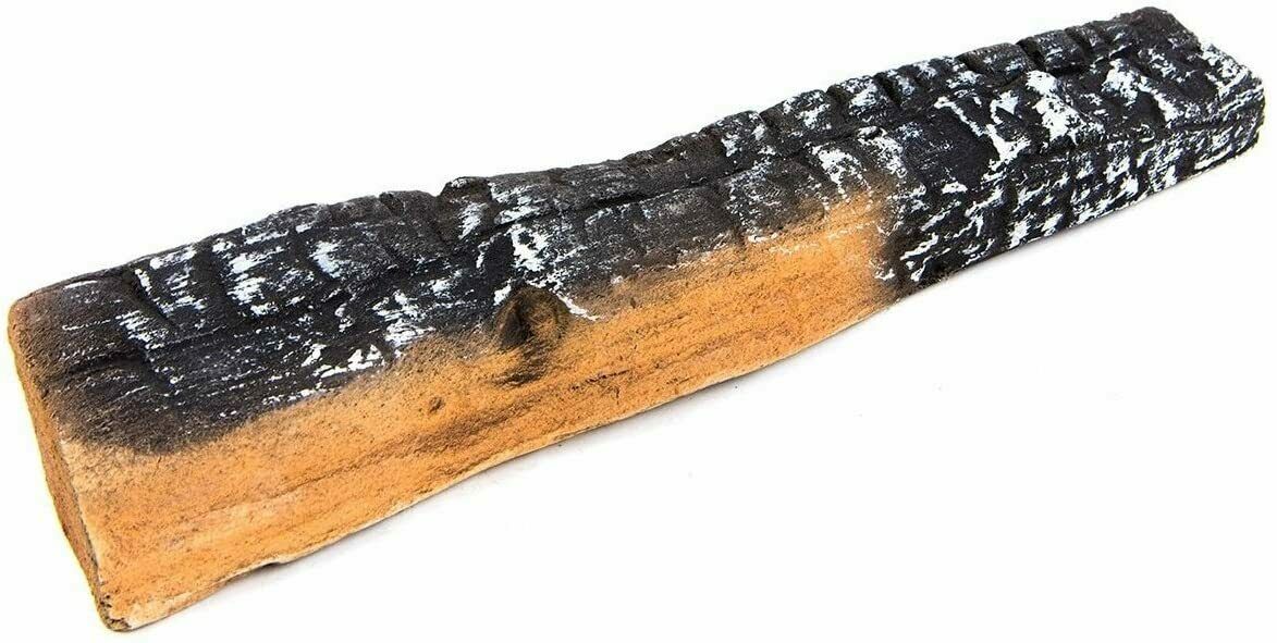 Decorative Realistic Flame 10 PC Petite Ceramic Wood Fireplace Firepit Log Set - Fresh Stock Dated December 2025