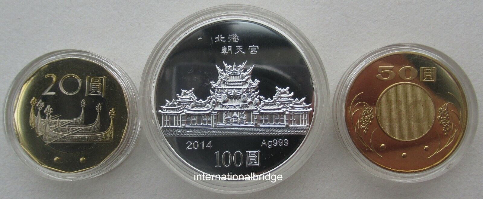 China Taiwan 2014 Lunar Horse Zodiac Commemorative Coin Set Silver Coin 1oz - Fresh Stock Dated February 2026