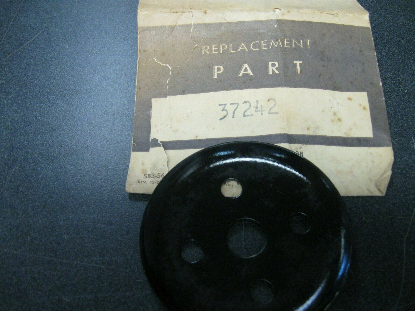 MERCURY MARINE PULLEY REINFORCEMENT 37242 J30 - Fresh Stock Dated February 2026