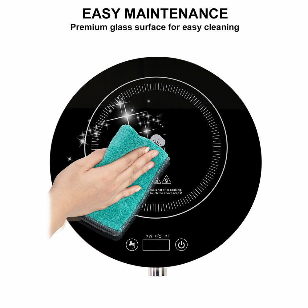 EASEPOT Portable Induction Cooktop 1800W Burner Countertop Cooker Hot Pot Stove - Fresh Stock Dated December 2025