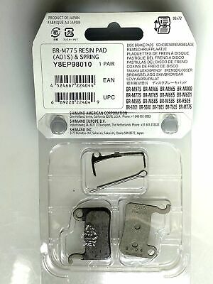 Shimano Deore A01S Y8EP98010 Resin Disk Disc Bike Brake Pads New - Fresh Stock Dated December 2025