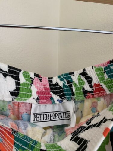 vintage 90s peter popovitch floral a-line cotton skirt - Fresh Stock Dated February 2026