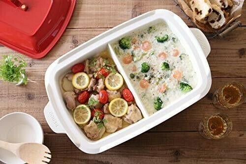 BRUNO Hot Plate Grande Partition Pot / Split Pot BOE026 NABE -New- Open Box - Fresh Stock Dated December 2025