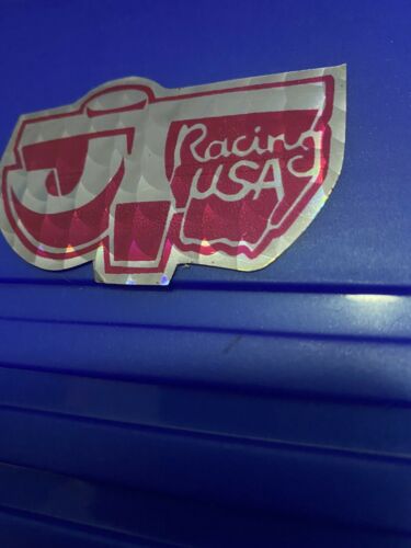 Nos 80’s JT Racing Fox Bmx Moto Hologram Prism Sticker Red USA - Fresh Stock Dated December 2025