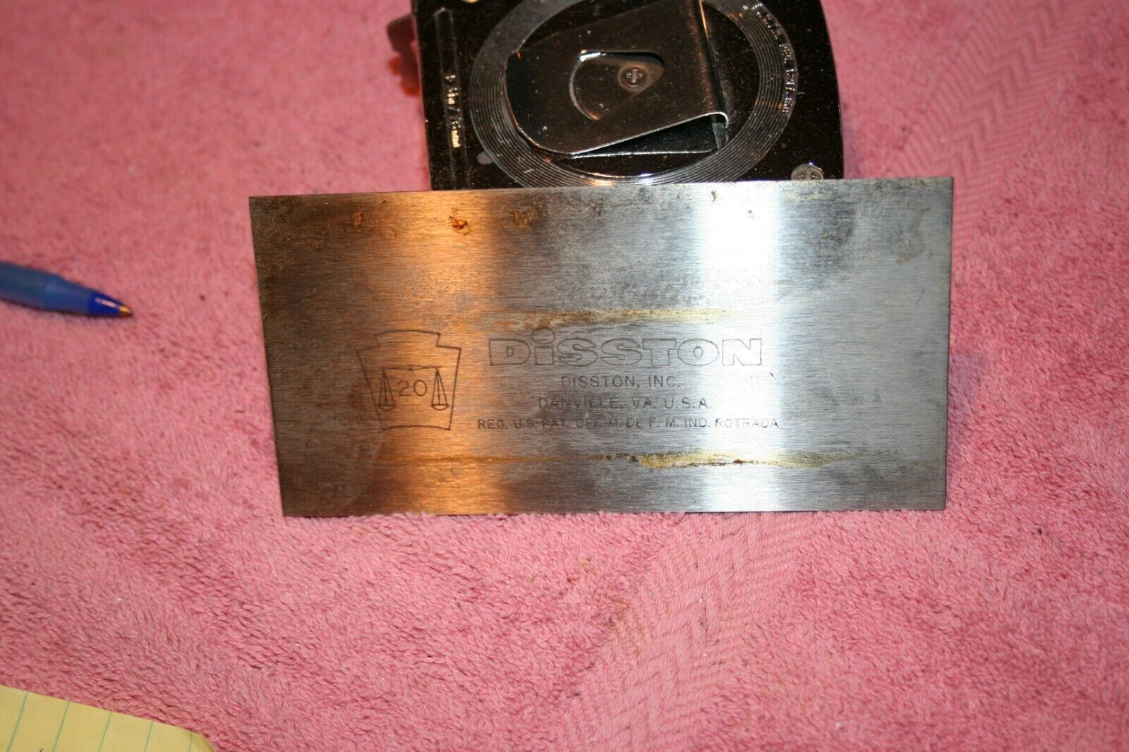 RARE DISSTON #20 CABINET SCRAPER NEW OLD STOCK 2-1/2