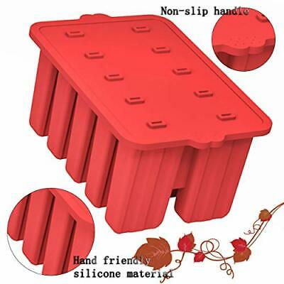 Silicone Popsicle Molds Maker,Large Homemade ICE Pop Molds Food Grade BPA Free - Fresh Stock Dated December 2025