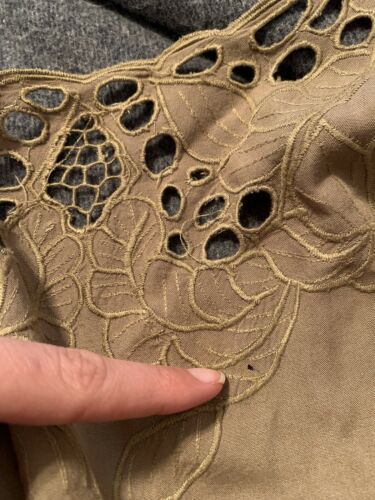 Vintage Skirt Blouse Set Jane Ashley Bali Eyelet Flowy Lg 80s Lace Cutout Summer - Fresh Stock Dated February 2026