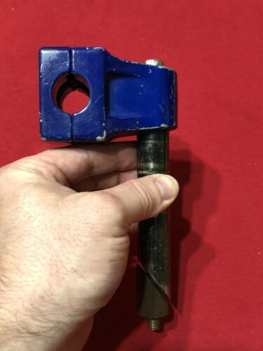 BLUE ORIGINAL SR GT MALLET PRO PERFORMER STEM DATED 85 GOOSE NECK OLD SCHOOL BMX - Fresh Stock Dated December 2025