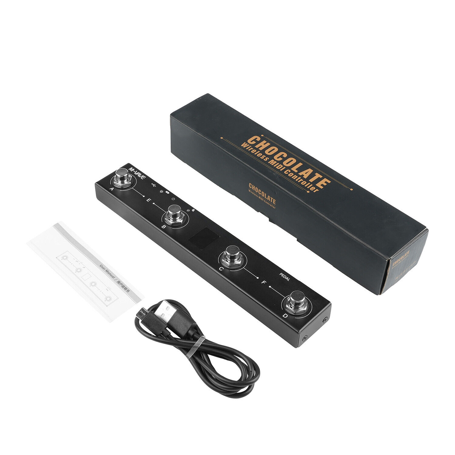 Rechargeable Bluetooth Wireless MIDI Controller MIDI Foot Pedal + MIDI Adapter - Fresh Stock Dated February 2026