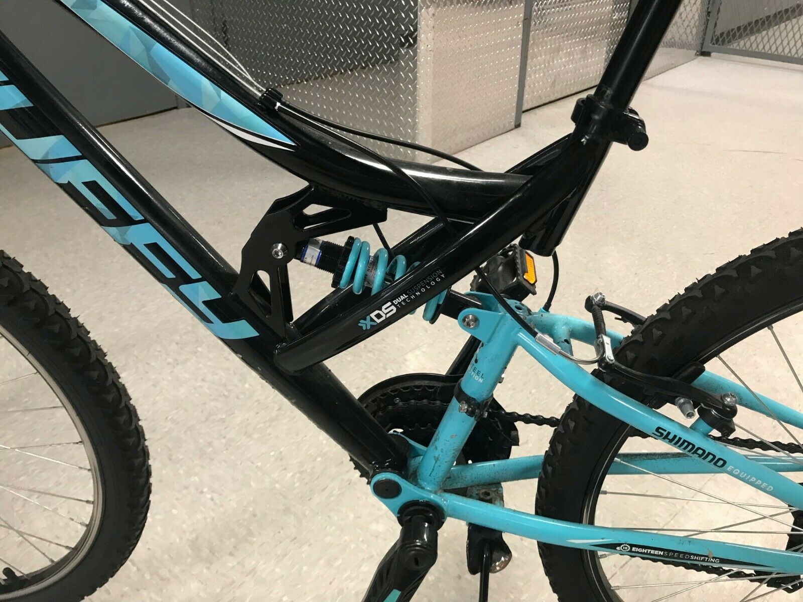 Huffy 26 inch Trail Runner Women's Full Suspension Mountain Bike - Black - Fresh Stock Dated February 2026