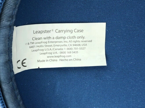 Green Leapster Leap Frog Padded Case Holder For LeapFrog System - Fresh Stock Dated December 2025