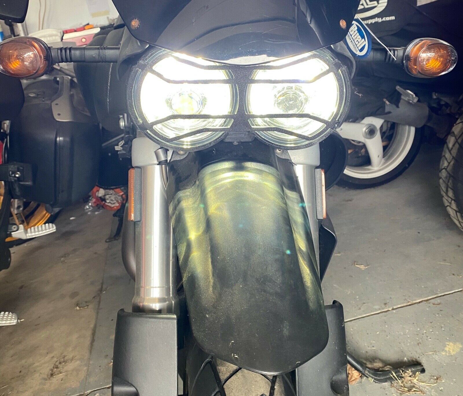 Buell XB Headlight Grille for Lightning LED Headlight module (read description) - Fresh Stock Dated February 2026