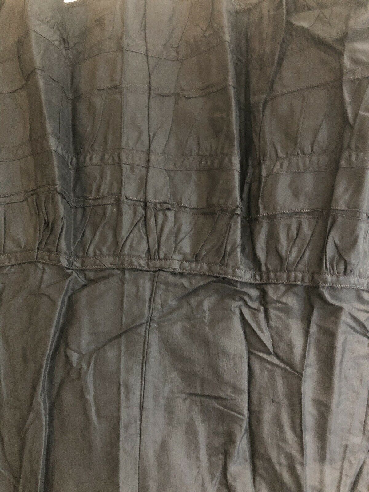 Vintage Black Ruffied Edwardian Silk Tafetta Skirt - Fresh Stock Dated February 2026