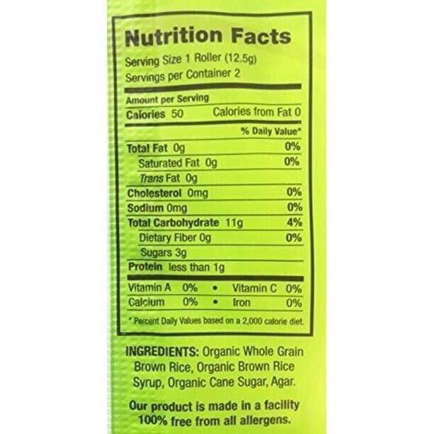 Organic Rice Snacks, Crispy Puffed Rice Rolls, Healthy Snack Original Brown Rice - Fresh Stock Dated February 2026