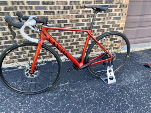 Canyon Endurace CF SL 7.0 Small Shimano 105 Mavic Hellfire Red 2019 - Fresh Stock Dated February 2026