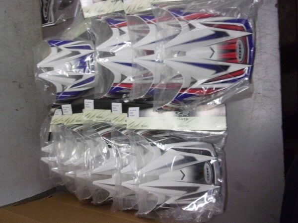 49 Assorted NOS Vintage KBC Helmet Parts - Fresh Stock Dated February 2026