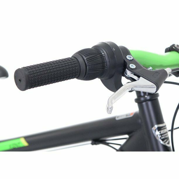 Kent 24 In. Northpoint Boys Mountain Bike 21 Speed Front Disc Brake Black/Green - Fresh Stock Dated February 2026