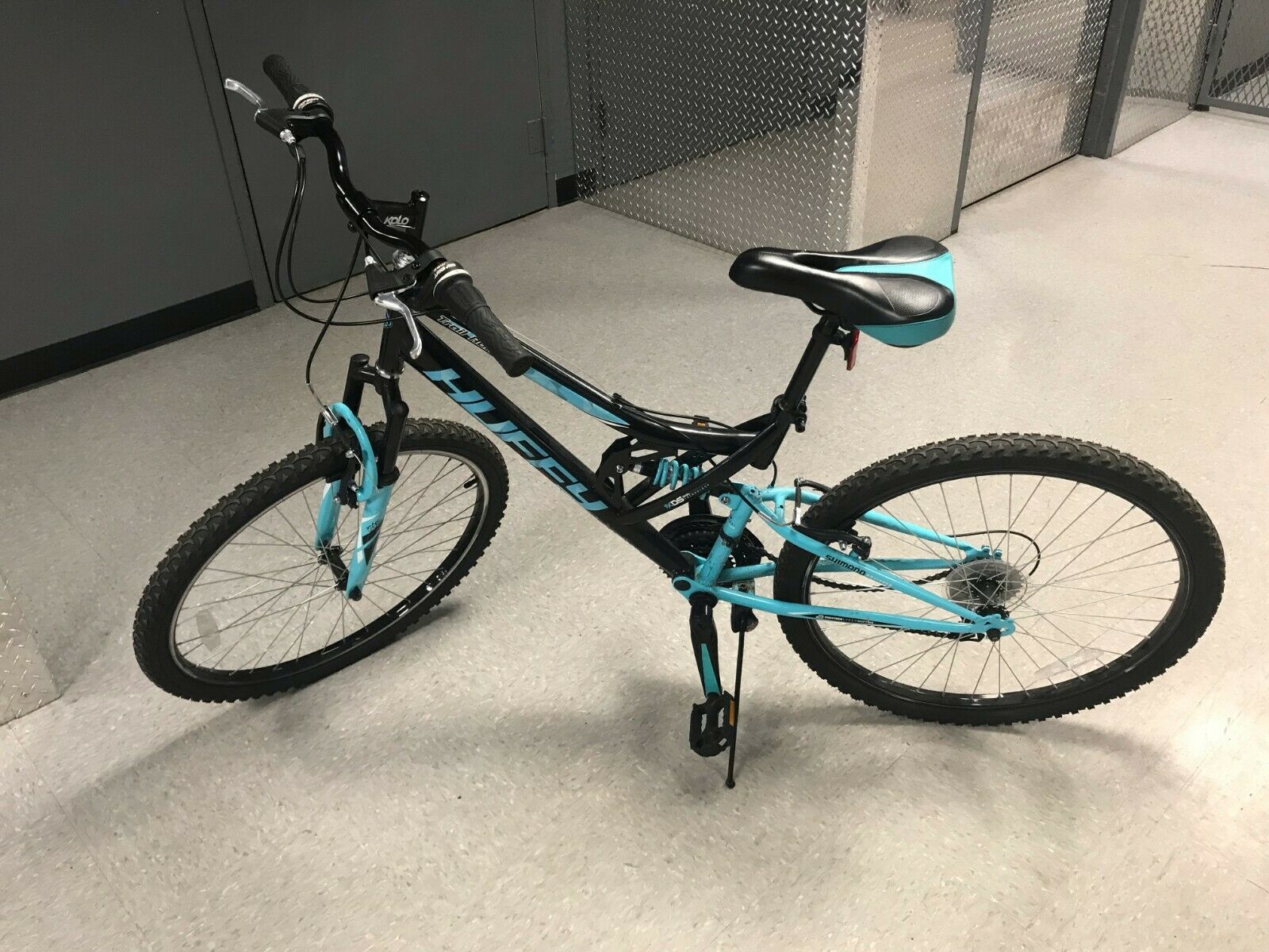 Huffy 26 inch Trail Runner Women's Full Suspension Mountain Bike - Black - Fresh Stock Dated February 2026