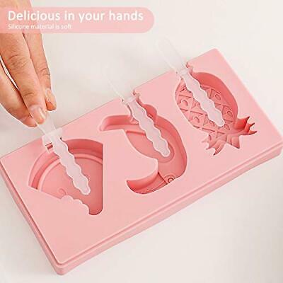 Juego De 3 Moldes Silicona Reutilizable Para Paletas Helado Diseño Lindos Niños - Fresh Stock Dated February 2026