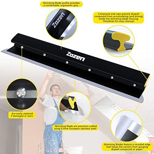 Skimming Blade, 24’’ Smoothing Knife | Premium Wipe Down Knife | Finishing Knife - Fresh Stock Dated February 2026