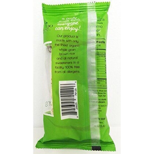 Organic Rice Snacks, Crispy Puffed Rice Rolls, Healthy Snack Original Brown Rice - Fresh Stock Dated February 2026