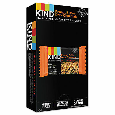 KIND Healthy Grains Bar Peanut Butter Dark Chocolate 1.2 oz 12/Box 18083 - Fresh Stock Dated December 2025