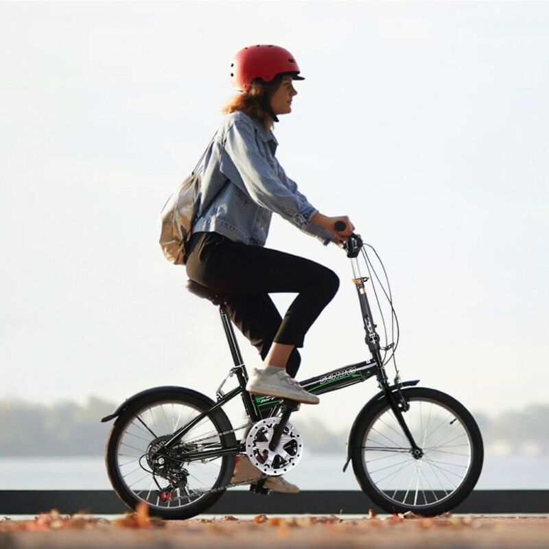 Leisure 20in 7 Speed ​​City Folding Mini Compact Bikes Bicycle Urban Commuters - Fresh Stock Dated February 2026