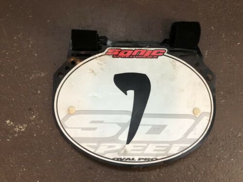 vintage sonic oval pro number plate bmx bike - Fresh Stock Dated December 2025