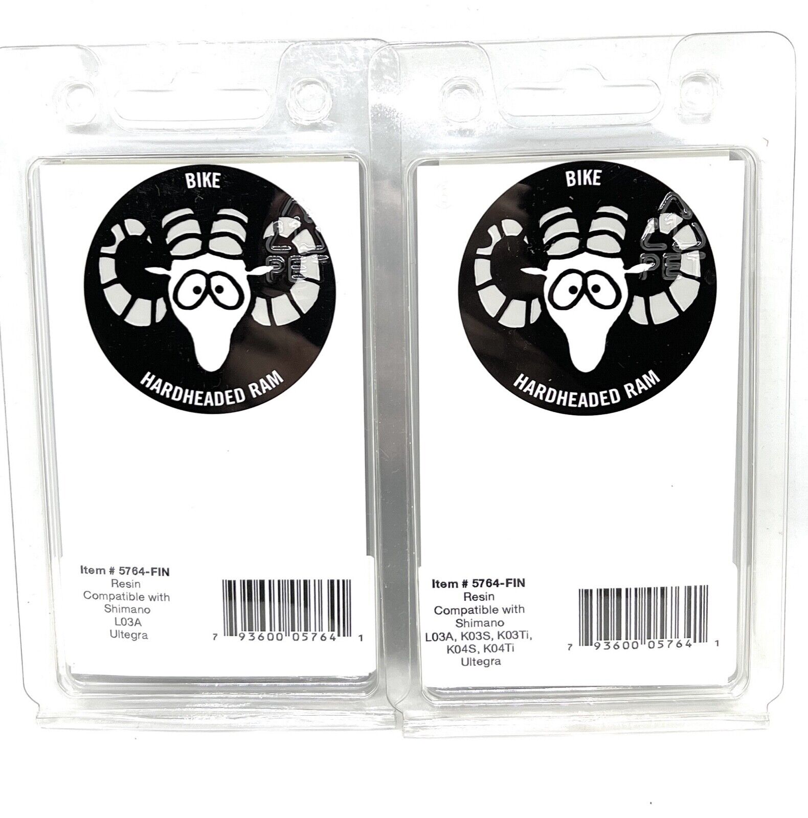 2 Pairs Bike brake pads resin with cooling for Shimano L03A Ultegra BR-RS805 - Fresh Stock Dated February 2026