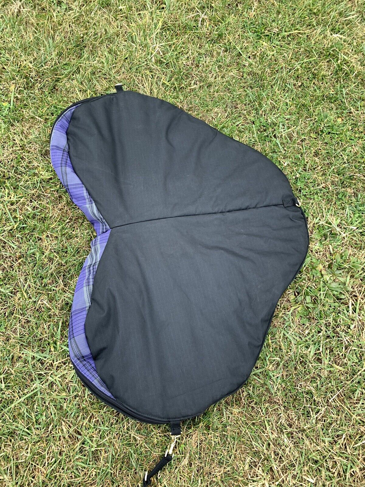 Kensington All Purpose English Saddle Carry Bag  - Purple, Lavender, Black - Fresh Stock Dated December 2025