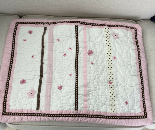Pottery Barn Kids Pink Multi Color Pillow Sham Standard Size ~Flowers~🌸🌺🌷 - Fresh Stock Dated December 2025