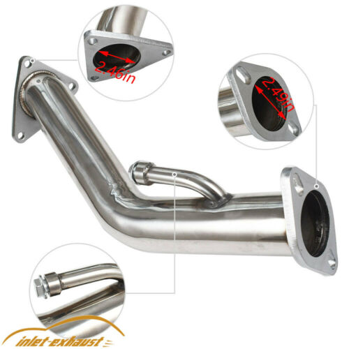 Fit for Nissan 370Z Infiniti G37 3.7L V6 Exhaust Pipes Catless Straight Downpipe - Fresh Stock Dated February 2026