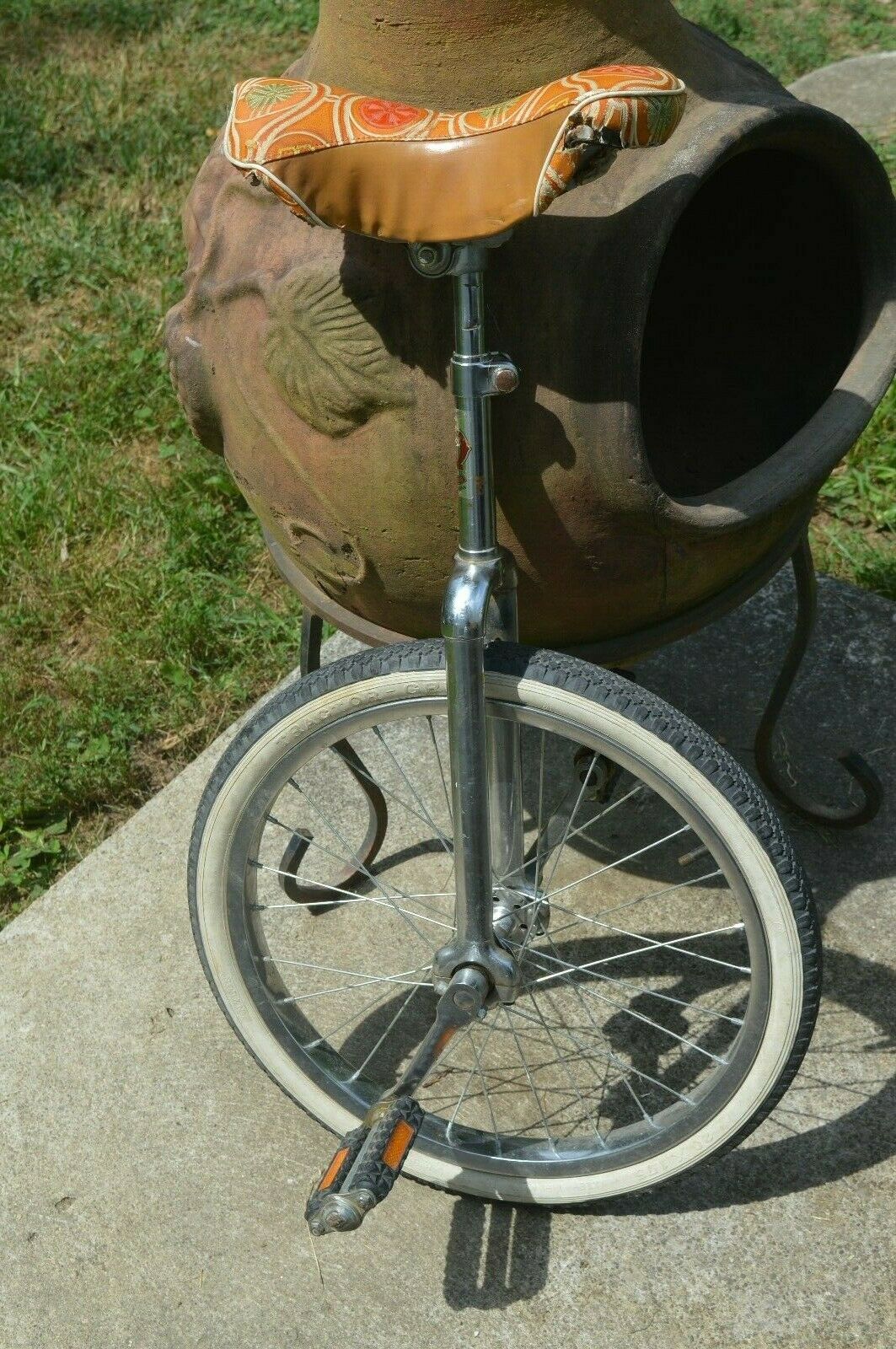 American Eagle Unicycle Bicycle Vintage 60's or 70's All original Works great - Fresh Stock Dated February 2026