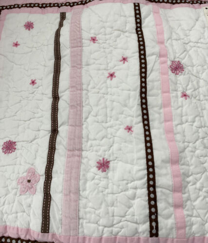 Pottery Barn Kids Pink Multi Color Pillow Sham Standard Size ~Flowers~🌸🌺🌷 - Fresh Stock Dated December 2025