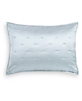 HOTEL COLLECTION DIMENSIONAL BLUE KING PILLOW SHAM  NEW - Fresh Stock Dated December 2025