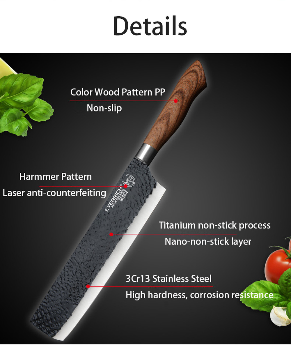 Stainless Steel Kitchen Knife Set Japanese Damascus Pattern Cleaver Chef Knives - Fresh Stock Dated December 2025