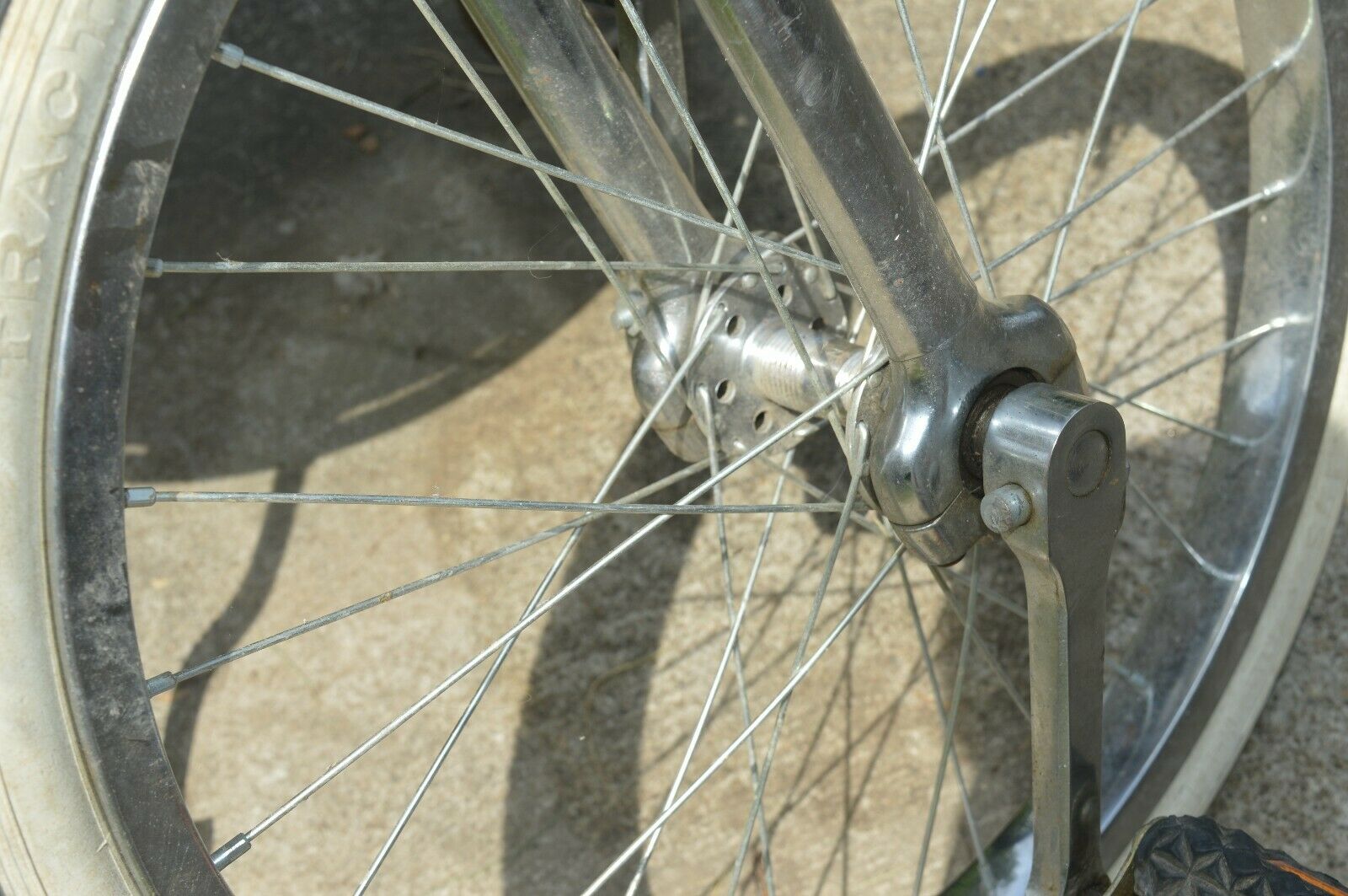 American Eagle Unicycle Bicycle Vintage 60's or 70's All original Works great - Fresh Stock Dated February 2026