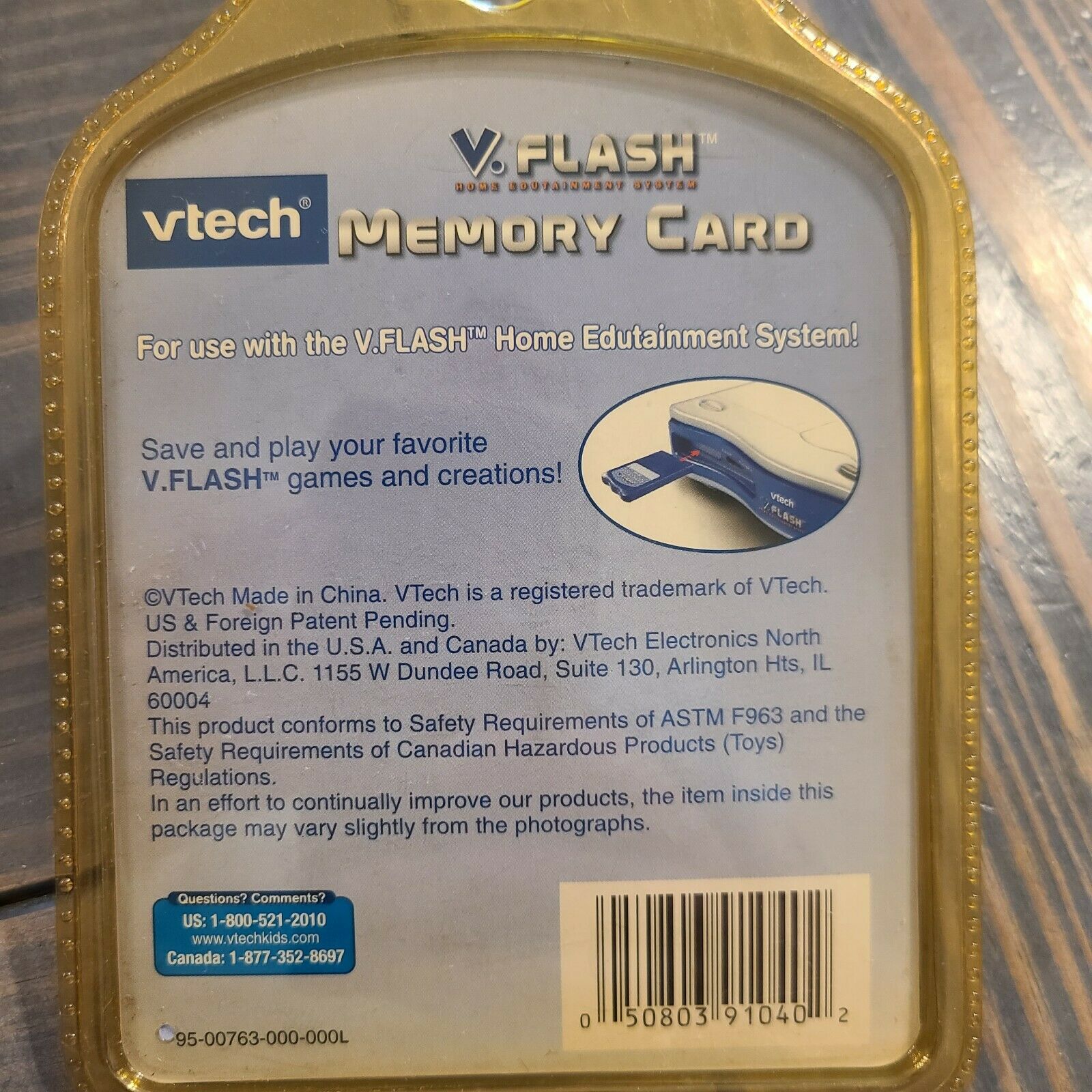 Vtech Vflash 8 MB Memory Card V.Tech V.Flash Home Edutainment System New Sealed - Fresh Stock Dated February 2026