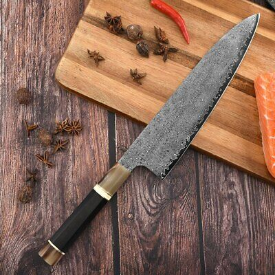 New Chef knife 8 inch 67Layers Damascus Steel Kitchen Knives High carbon steel - Fresh Stock Dated December 2025