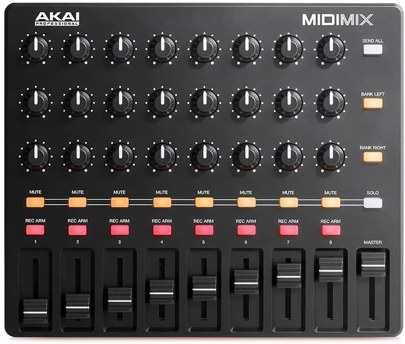 High Performance USB MIDI Mixer Akai Professional  DAW Controller MIX DJ NEW - Fresh Stock Dated February 2026