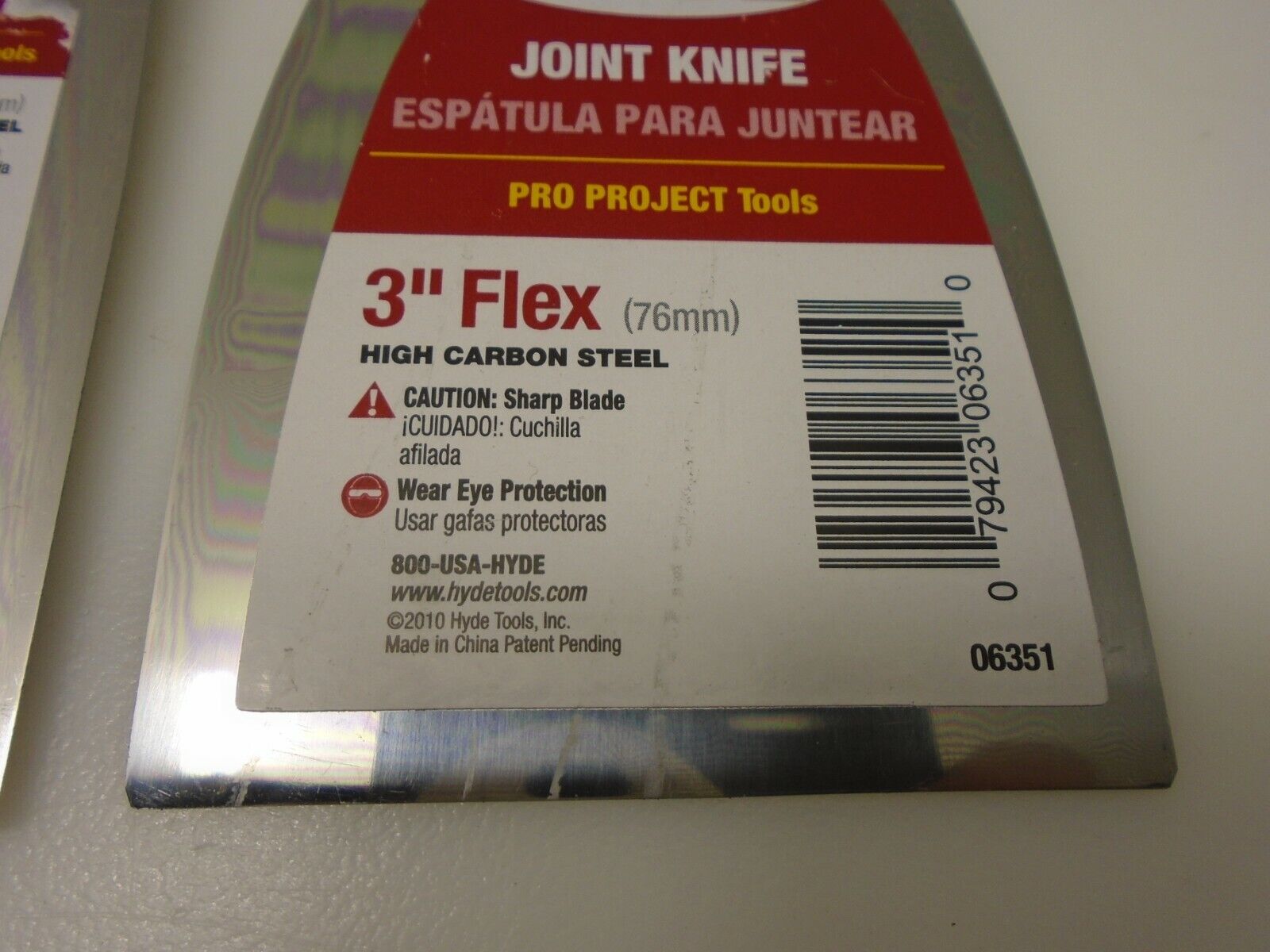Hyde Pro Project Bundle 1) 3in Flex Joint 2) 1.5inch Putty Knives Flex & Stiff - Fresh Stock Dated February 2026