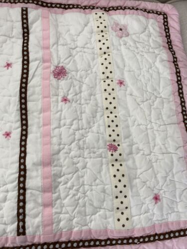 Pottery Barn Kids Pink Multi Color Pillow Sham Standard Size ~Flowers~🌸🌺🌷 - Fresh Stock Dated December 2025