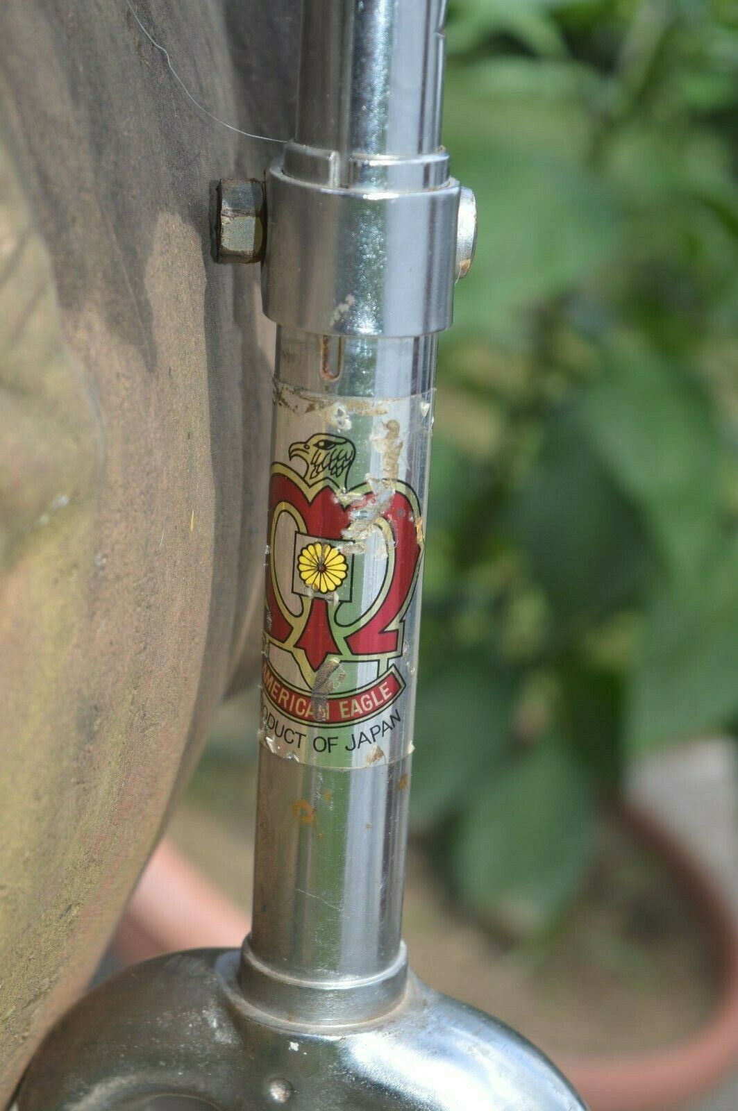 American Eagle Unicycle Bicycle Vintage 60's or 70's All original Works great - Fresh Stock Dated February 2026