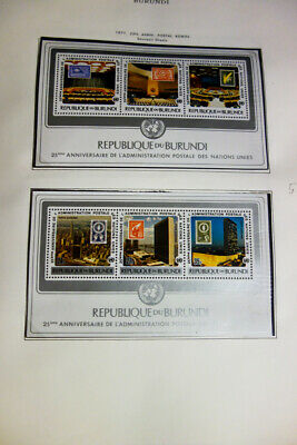 Burundi Strong Mint Stamp Collection 1970's-90's - Fresh Stock Dated December 2025