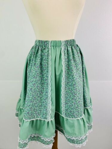 Vintage Tater Sax Women's Full Circle Skirt Western Prairie Cottagecore Floral - Fresh Stock Dated February 2026