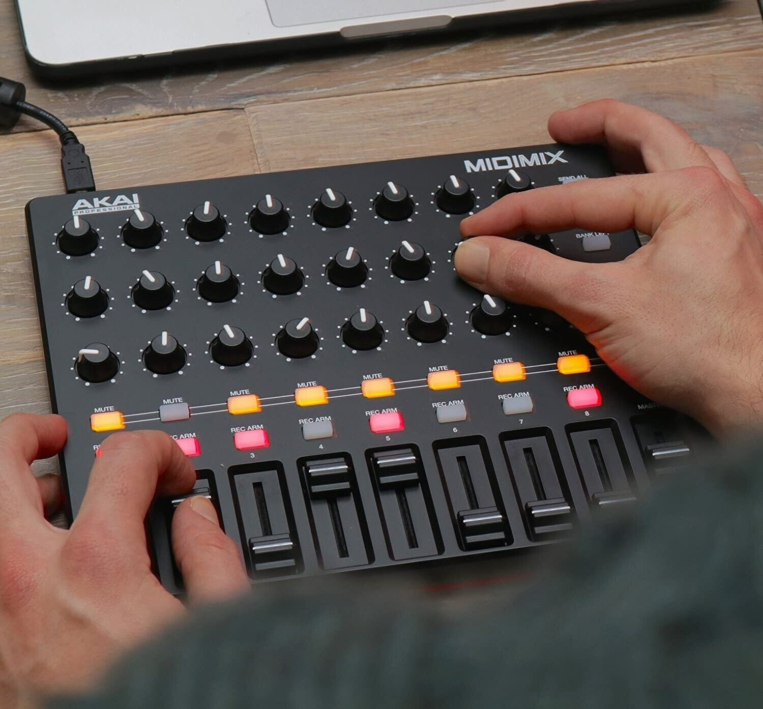 High Performance USB MIDI Mixer Akai Professional  DAW Controller MIX DJ NEW - Fresh Stock Dated February 2026