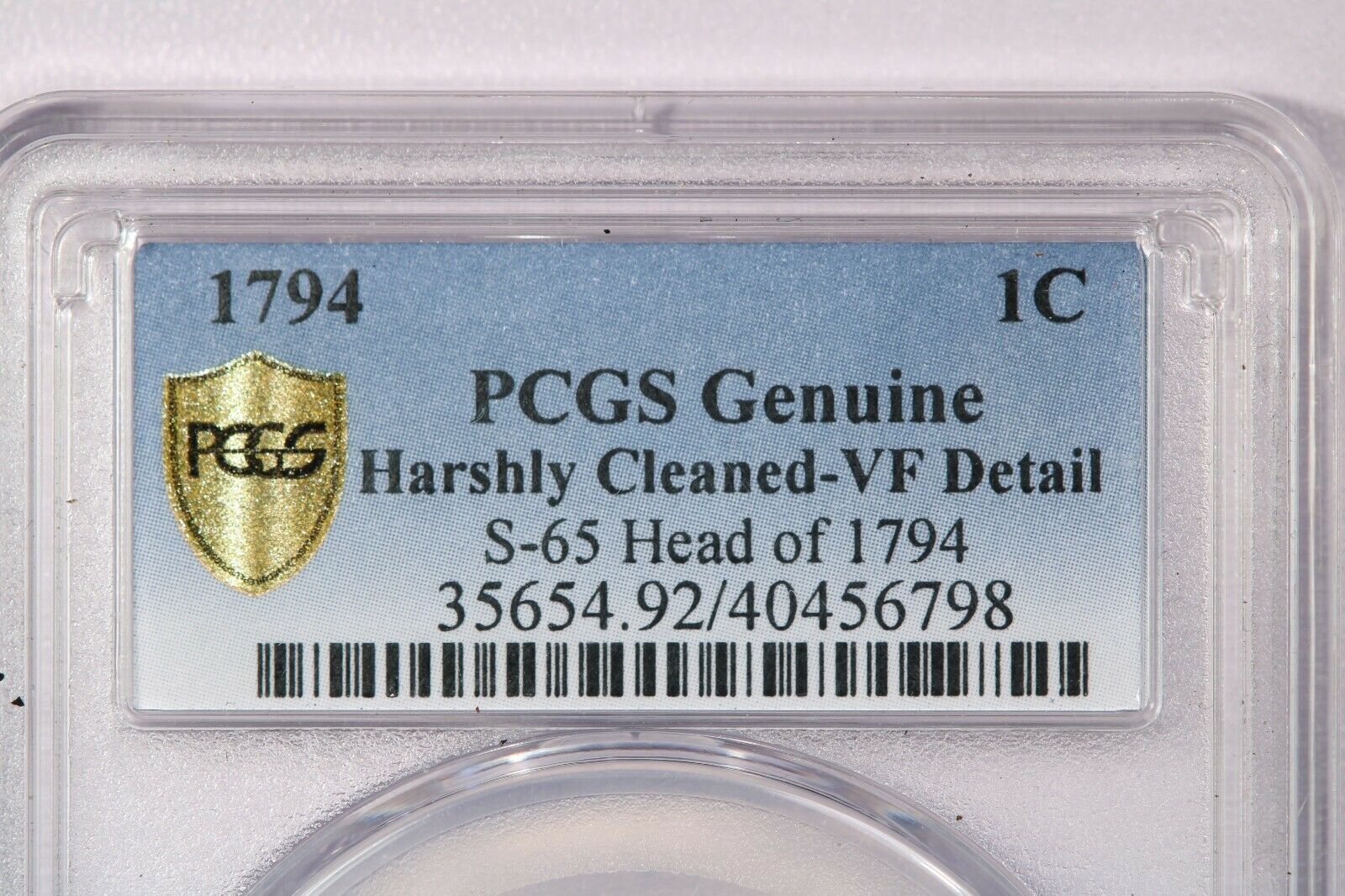 1794-P 1974 Liberty Cap Cent PCGS Genuine VF Detail - Fresh Stock Dated February 2026
