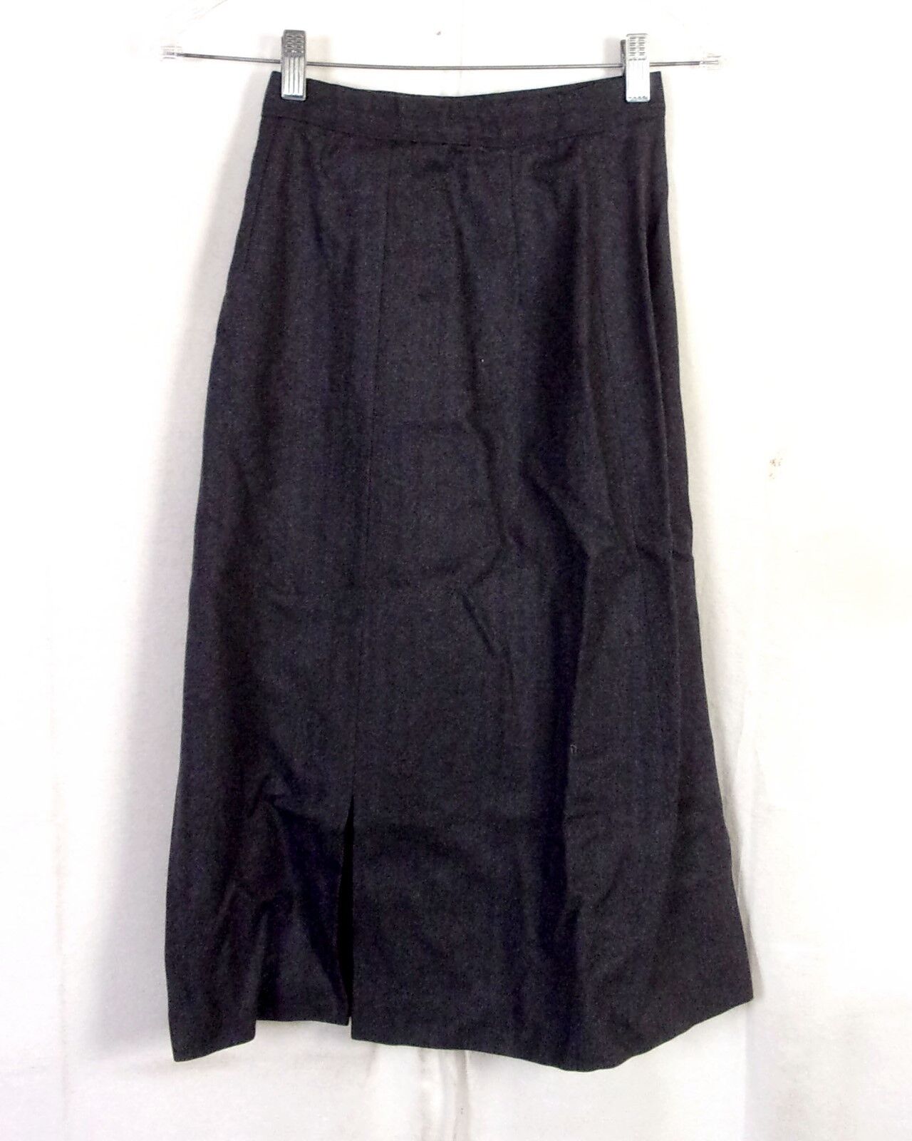 vtg 60s 70s retro Gray Wool herringbone Tweed Pencil Skirt Straight sz 5/6 - Fresh Stock Dated March 2026