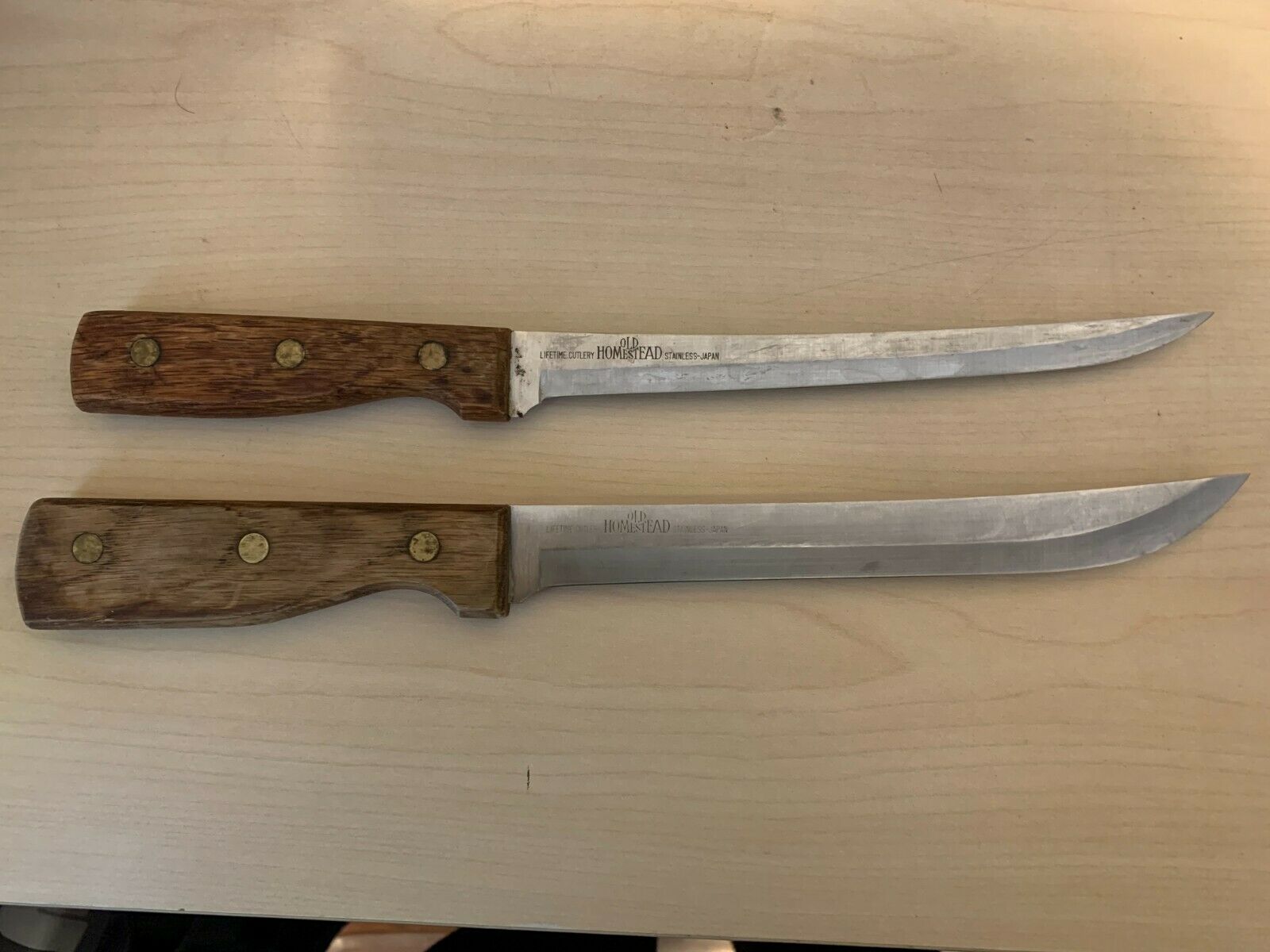 OLD Homestead Kitchen Knife SET Of Two - Fresh Stock Dated December 2025